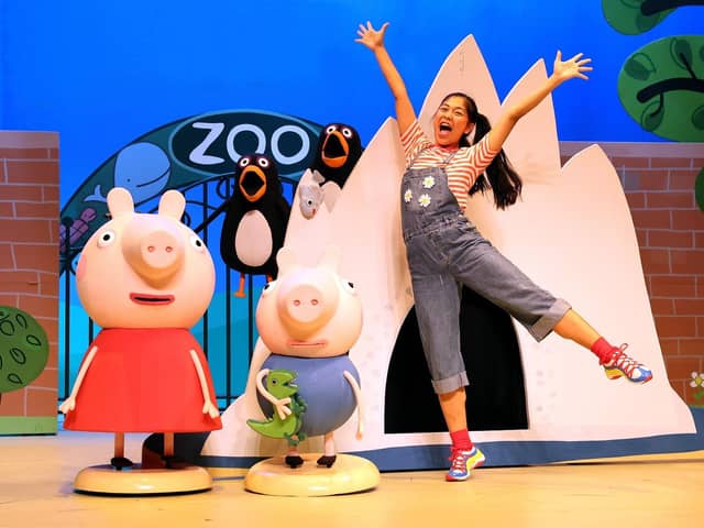 Peppa, along with her family and friends, go to the zoo and also the beach for a special party in a new show coming to Edinburgh soon.