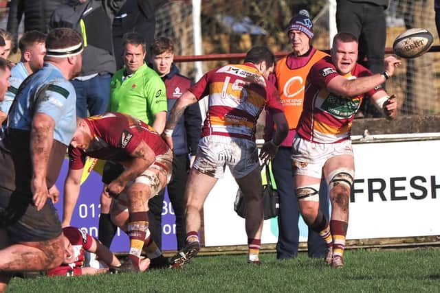 Fylde RFC's players have a free weekend after winning at Huddersfield last time out Picture: Chris Farrow/Fylde RFC