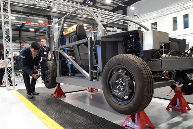 Inside the new Advanced Manufacturing Research Centre at Samlesbury which has now opened