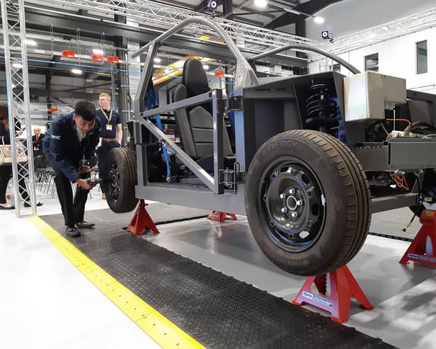 Inside the new Advanced Manufacturing Research Centre at Samlesbury which has now opened
