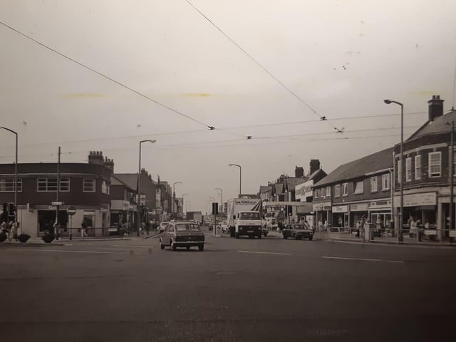 This picture at the Victoria Road junction was taken for the Tramway Centenary in 1985