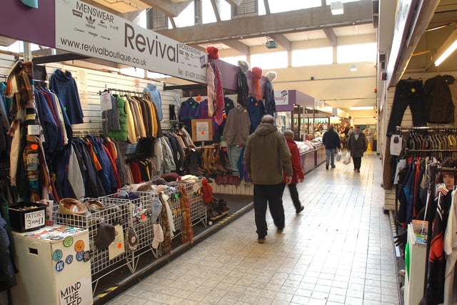 The Bright and Beautiful market stall was in the picture in 2010 in the Indoor Market.