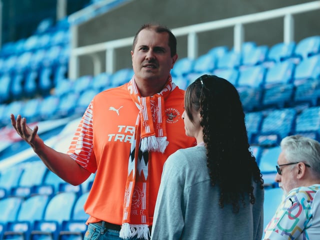 Seasiders supporters made the long trip to Reading.