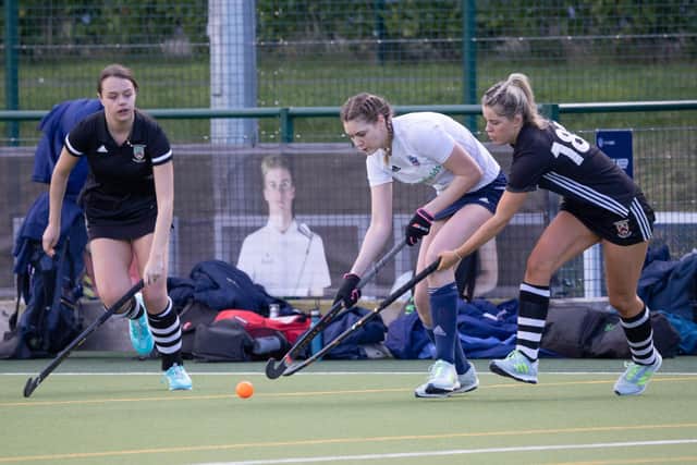 Second XI hockey action between Fylde Ladies and Alderley Edge