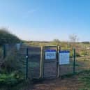 The dog exercise field