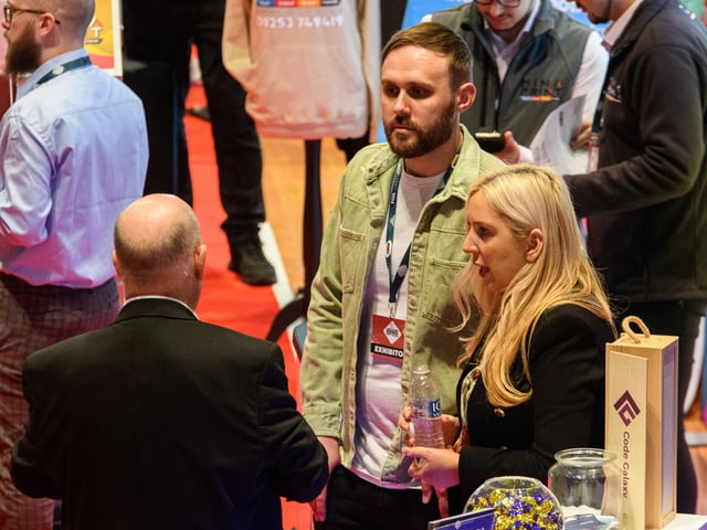 Lancashire Business Expo 2022 inside Preston Guild Hall. Photo: Kelvin Stuttard