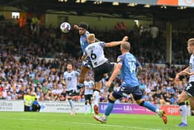 Ellis Harrison on the attack for Fleetwood at Port Vale Picture: ADAM GEE