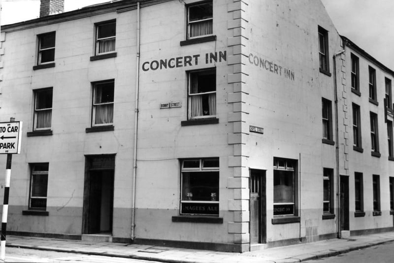 The Concert Inn on the Corner of Bonny Street and Chapel Street , was demolished in 1966. Some people will still remember this