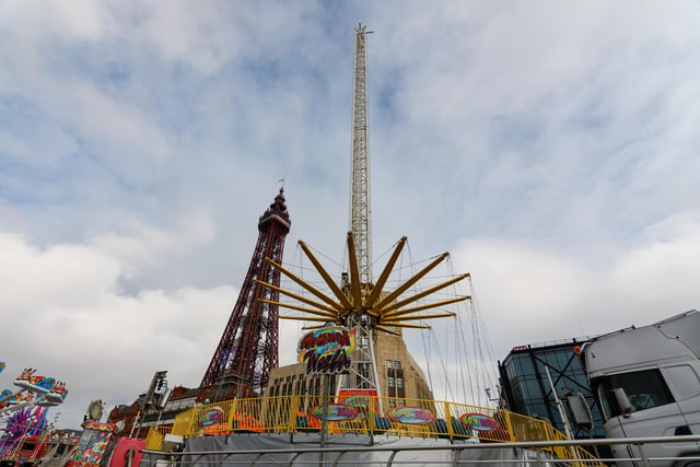 The massive white-knuckle ride – one of the tallest swing rides in Europe – will open at the Festival Headland next to Blackpool Tower on Friday, November 18.