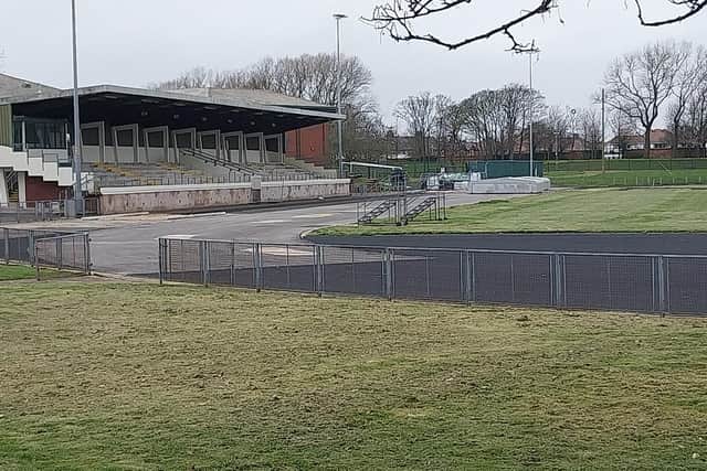 Work has begun to replace the athletics track at Stanley Park