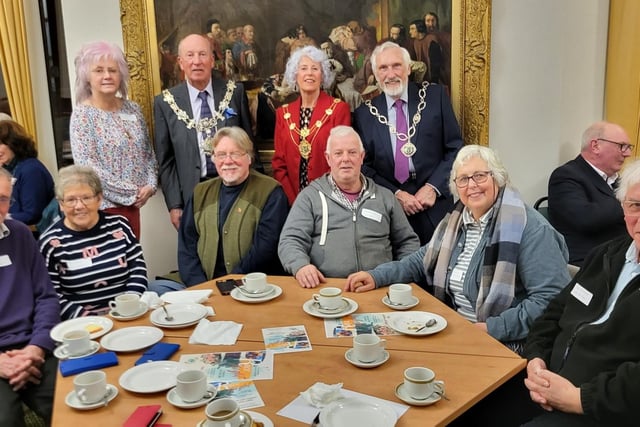 It was certainly a time for celebration as volunteers from more than 50 organisations were welcomed to the town hall.