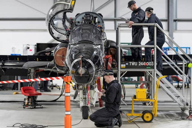 BAE Systems engineers will help maintain the RAF's Hawk trainer aircraft