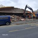 Demolition of the former tyre centre