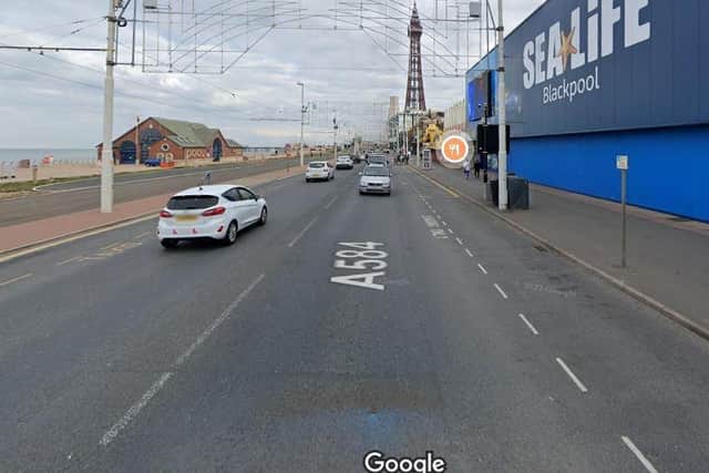 The man in his 30s was sadly pronounced dead this morning at Blackpool Promenade near the Sea Life Centre