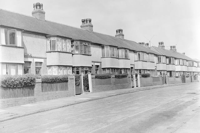The Gazette reported in 1955 that 16 widows lived in the 29 houses in Westbank Avenue, Marton, pictured above