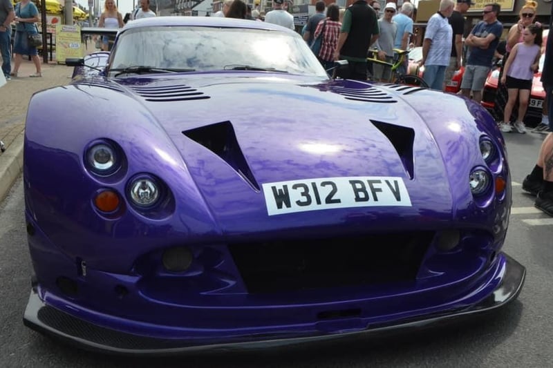Lawfield and Abbot brought the one and Only TVR Speed 12. Credit: Peter Mowbray Live In Blackpool