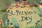 Stephen Smith's cake is not just any old cake - it's a St Patrick's Day one!