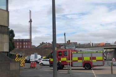 Crews found “a small amount of smoke in the loft space caused by a broken fan” on arrival