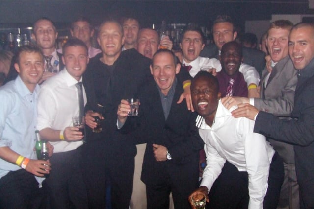 Blackpool FC players on a night out at Club Sanuk, 2007