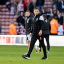 Blades boss Paul Heckingbottom at the end of the match