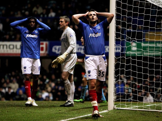A product of the Pompey Academy, the Irishman spent four years in the first team before leaving in 2010. After leaving Fratton Park in 2010 Wilson spent six years at Stoke before moves, to Bournemouth, Sunderland and West Brom. After leaving Bolton in 2019, he joined Prottur Vogum as a player-coach alongside Hermann Hreiðarsson (Photo by Richard Heathcote/Getty Images)
