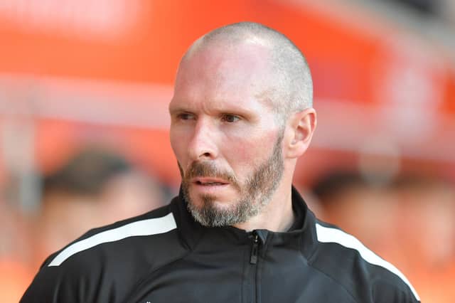 Blackpool's Manager Michael Appleton
The Carabao Cup First Round - Blackpool v Barrow - Tuesday 9th August 2022 - Bloomfield Road - Blackpool