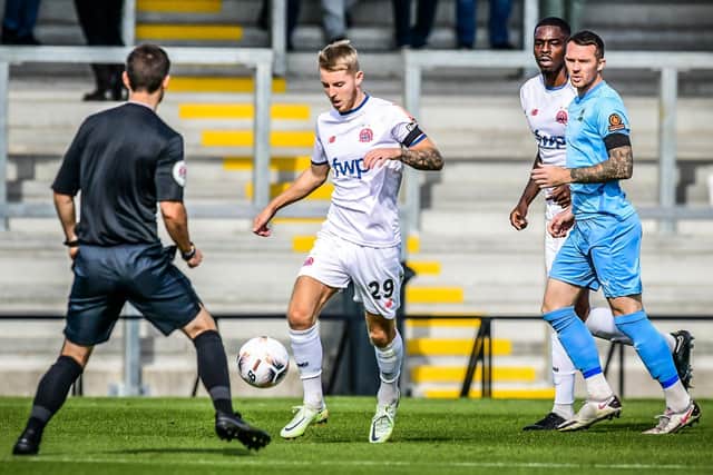AFC Fylde drew with Farsley Celtic on Saturday Picture: Steve McLellan