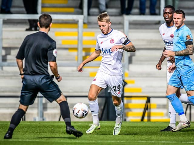 AFC Fylde drew with Farsley Celtic on Saturday Picture: Steve McLellan