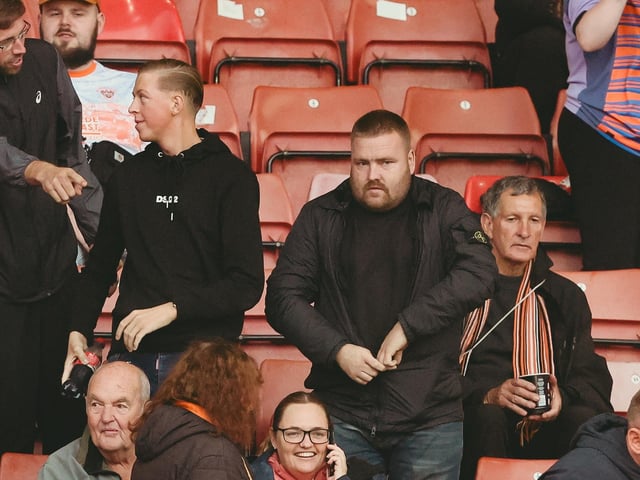 Seasiders supporters made the midweek trip to Oakwell.