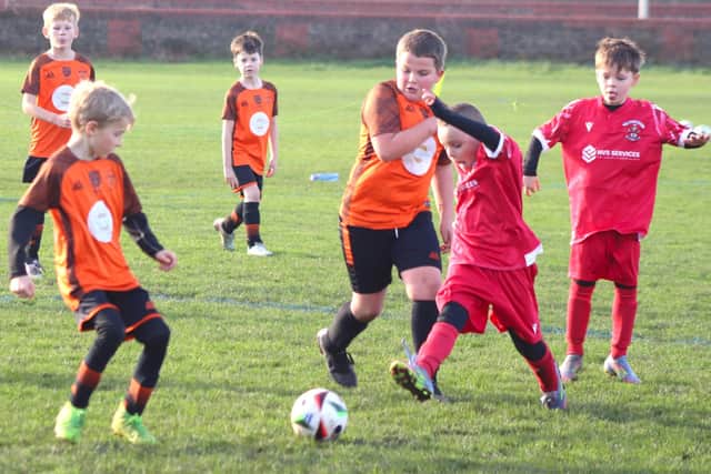 YMCA Blacks and Thornton Cleveleys Titans met in the Blackpool and District Youth Football League Photo: Karen Tebbutt