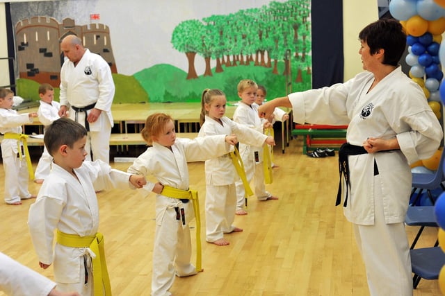 Pupils enjoy a karate lesson at Norbridge Academy on Stanley Street.