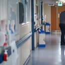 A general view of staff on a NHS hospital ward