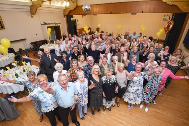 Just Good Friends celebrate their 10th anniversary at a dinner in St Annes.