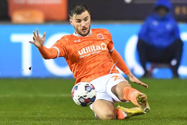 Former Blackpool defender Luke Garbutt Picture: Dave Howarth/CameraSport