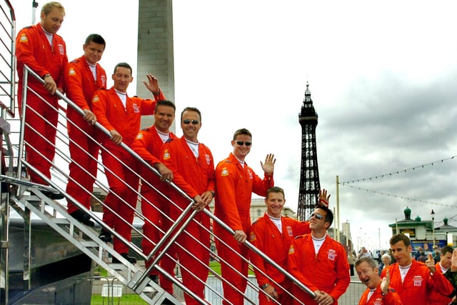 The RAF Red Arrows "meet and greet" on Princess Parade in 2007