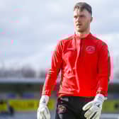 Fleetwood Town goalkeeper Kieran O'Hara