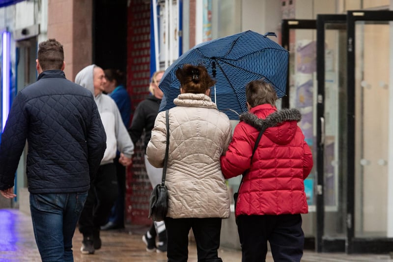 Forecasters warned bus and train services could be affected, with some journeys taking longer.