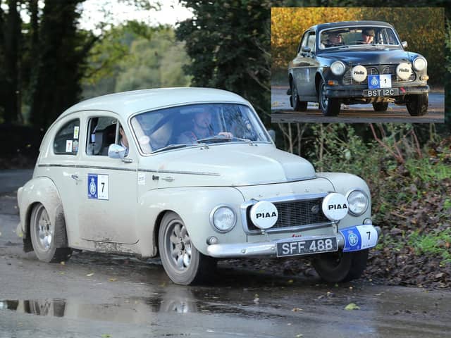 Winning cars in the Rally of the Tests from Blackpool to Torquay Picture: www.pro-rally.co.uk