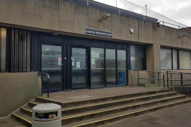 A Blackpool man charged with three counts of rape has made his first court appearance