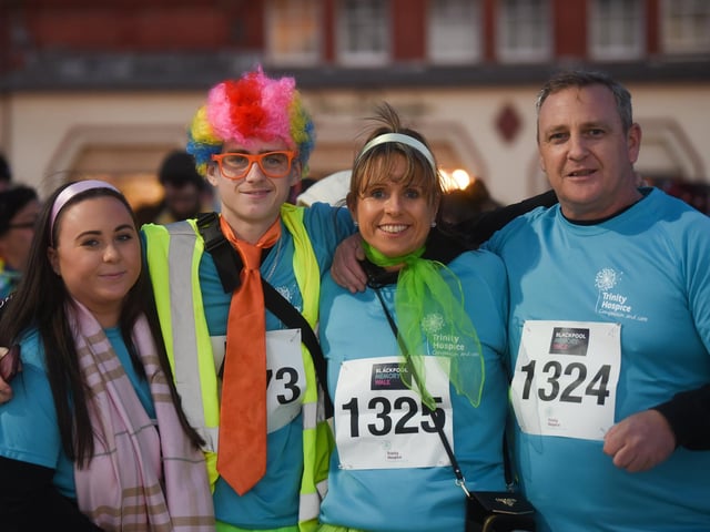 One of the many groups who took part.