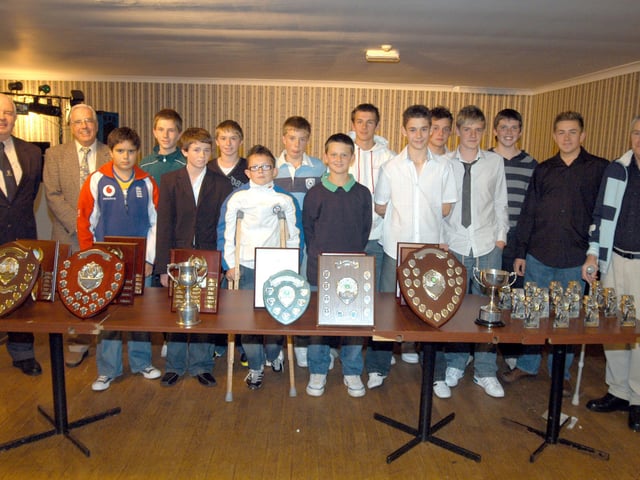 Mansfield Youth Cricket League presentation evening held at Red Brick House