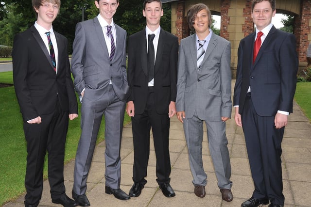St Aidan's at the De Vere Hotel - Taylor Buckley, Connor McCreedy, Anthony Cockbain, Alex Whitaker and Harry Elletson