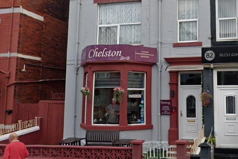 Chelston B&B on Palatine Road has a rating of 4.9 out of 5 from 80 Google reviews