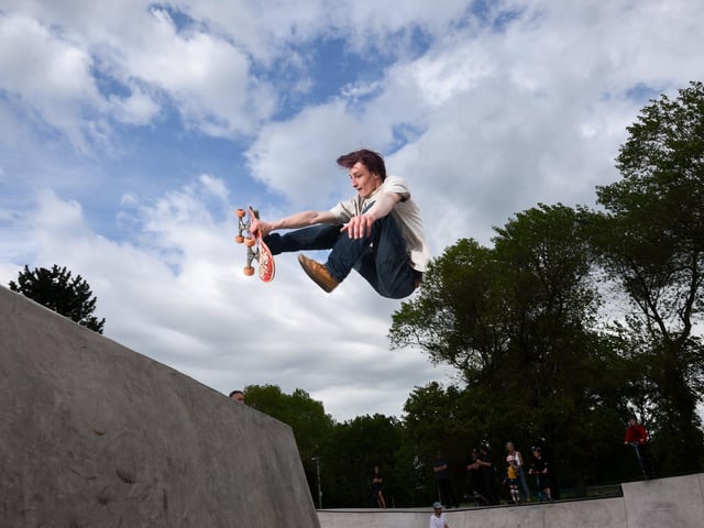 Opening of the new skate park in Stanley Park