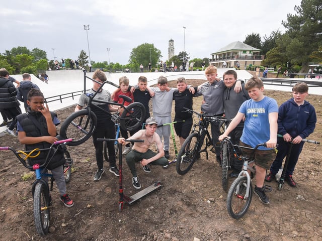 Opening of the new skate park in Stanley Park