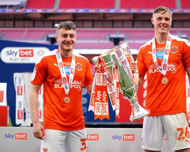 Embleton and Ballard enjoyed successful loan spells with the Seasiders during the 2020/21 season