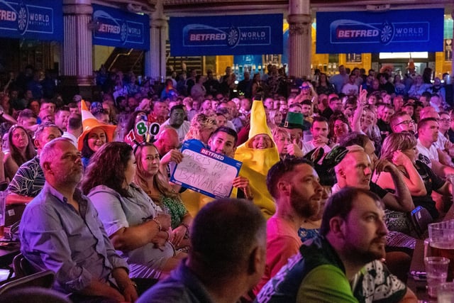 World Matchplay Darts at Blackpool Winter Gardens.