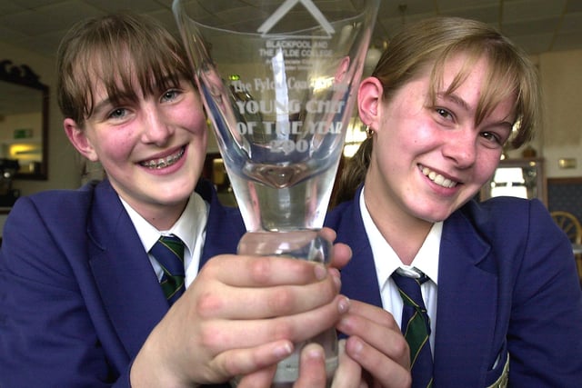 Young Master Chef of the year, held at Blackpool and Fylde College was won by Rachael Bramhall and Karly Duckworth, both 13, both from Highfield school