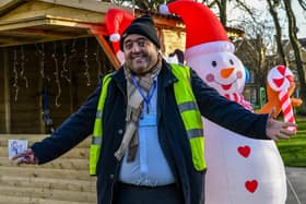 St Annes Enterprise Partnership chairman Veli Kirk was delighted with the success of the town's first Christmas Market. Picture: Adam Gee Photography.