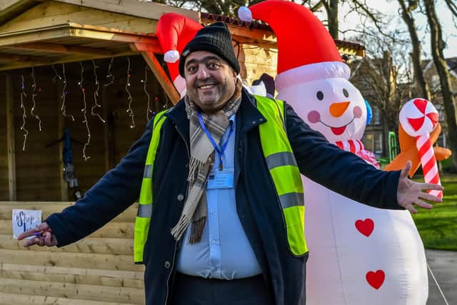 St Annes Enterprise Partnership chairman Veli Kirk was delighted with the success of the town's first Christmas Market. Picture: Adam Gee Photography.